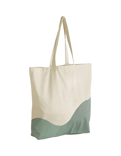 Organic Cotton Wave Print Maxi Bag
