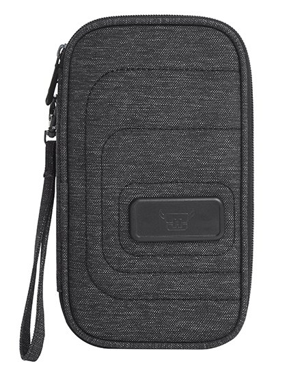 Organizer podręczny z oddzielnymi komorami na zamek