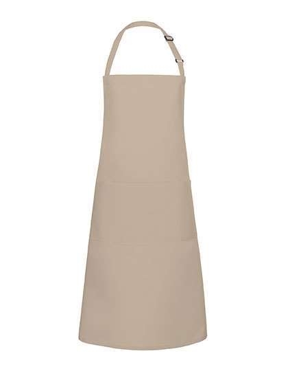 Oversized Bib Apron Basic with Buckle and Pocket