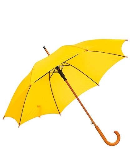 Parasol automatyczny z drewnianą rączką