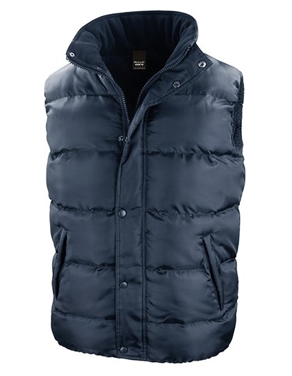 Pikowana kamizelka Result z odpinanym kapturem