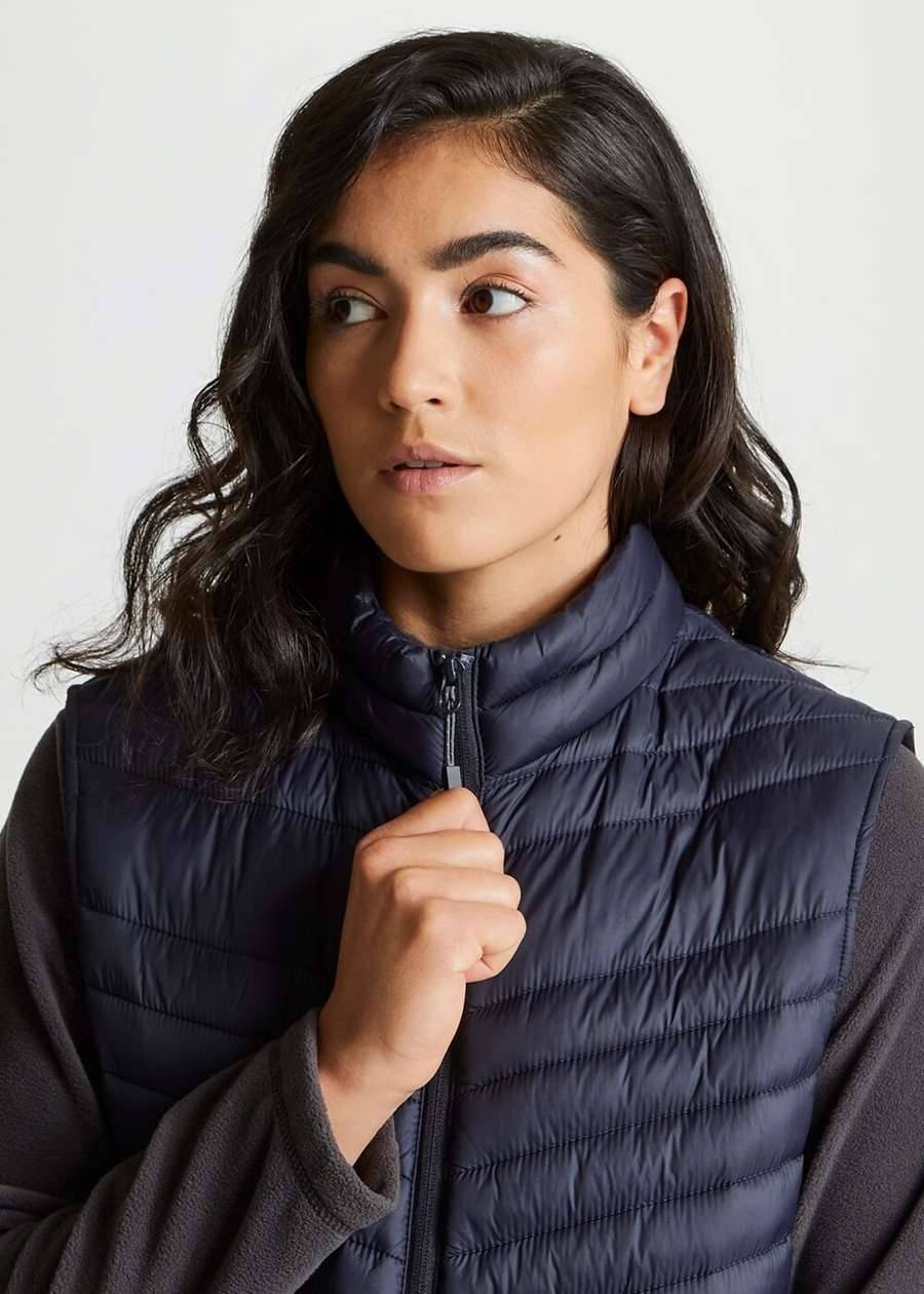 Pikowana kamizelka z kieszenią RFID, materiał z recyklingu