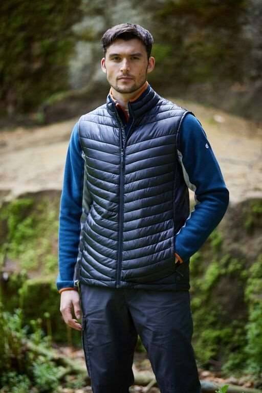 Pikowana kamizelka z kieszenią RFID, materiał z recyklingu