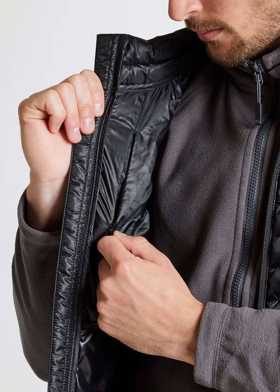 Pikowana kamizelka z kieszenią RFID, materiał z recyklingu