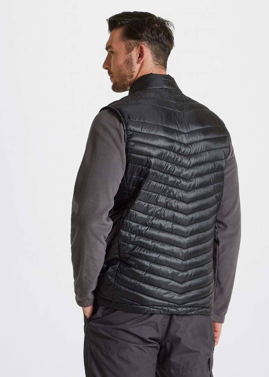 Pikowana kamizelka z kieszenią RFID, materiał z recyklingu