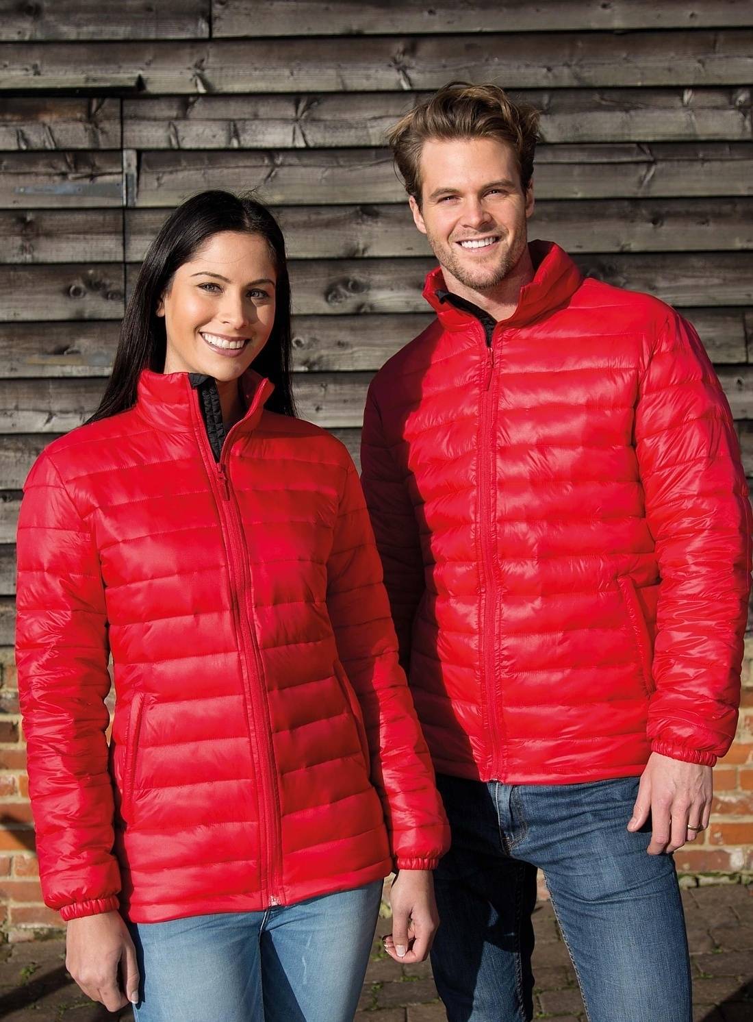 Pikowana kurtka męska Result z wewnętrzną klapą sztormową