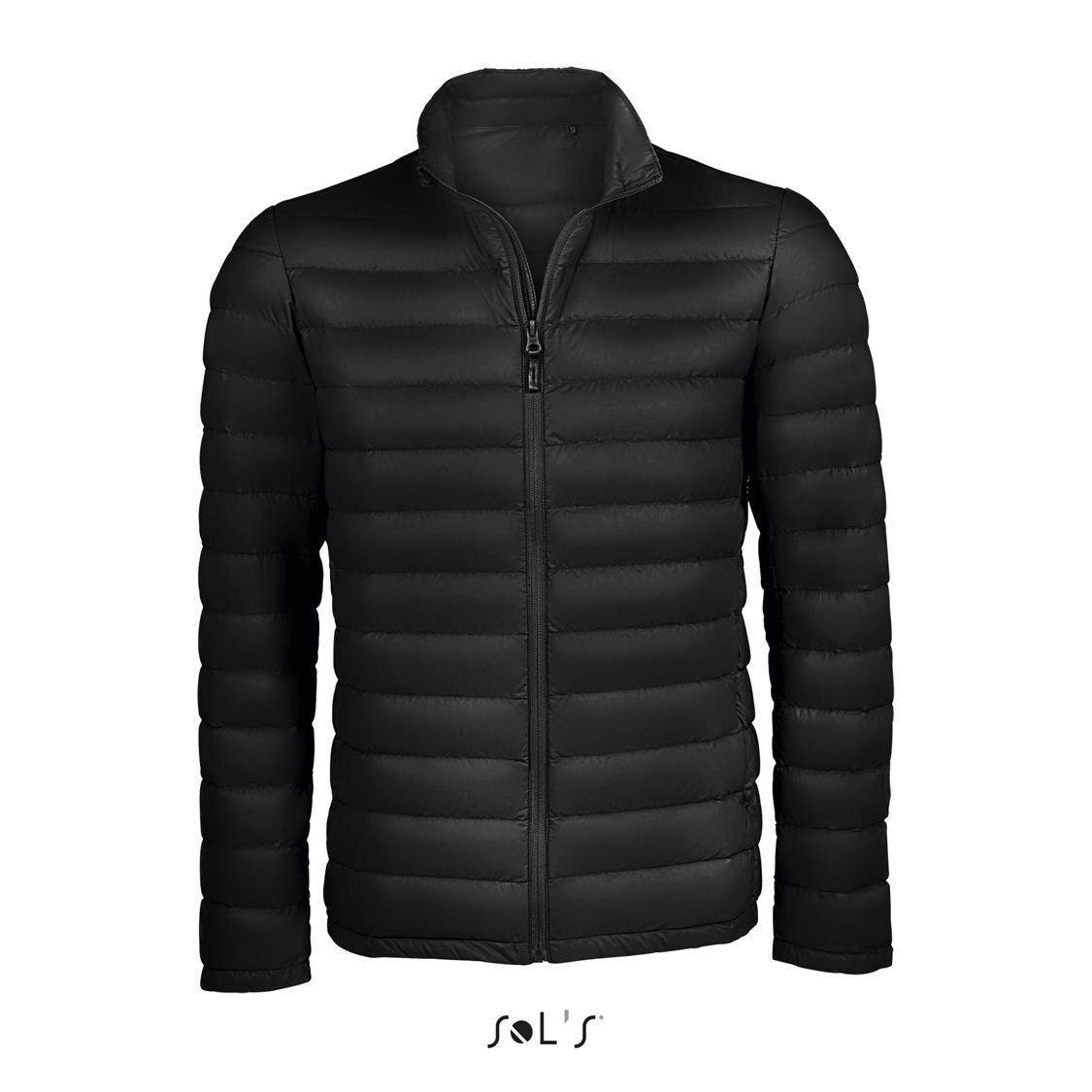 Pikowana kurtka zimowa męska o dopasowanym kroju