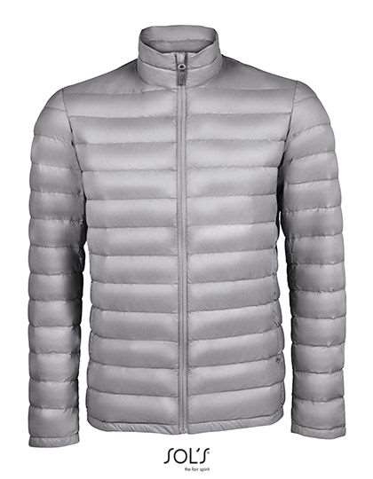 Pikowana kurtka zimowa męska o dopasowanym kroju