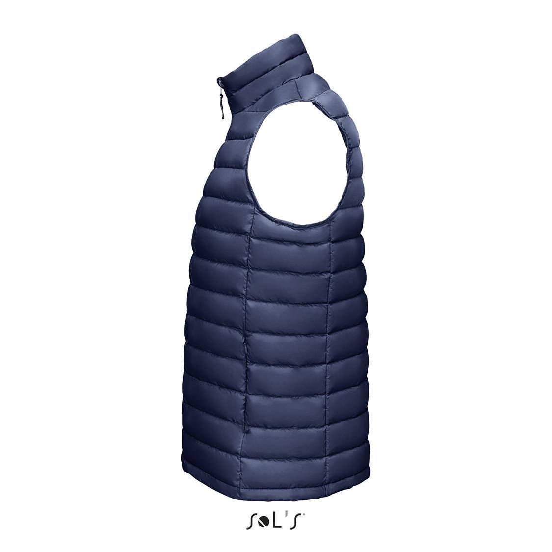 Pikowany bezrękawnik męski o dopasowanym kroju