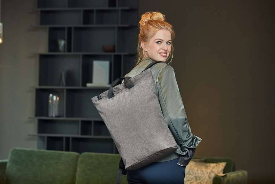 Plecak o nowoczesnym kroju Europe z komorą na laptopa