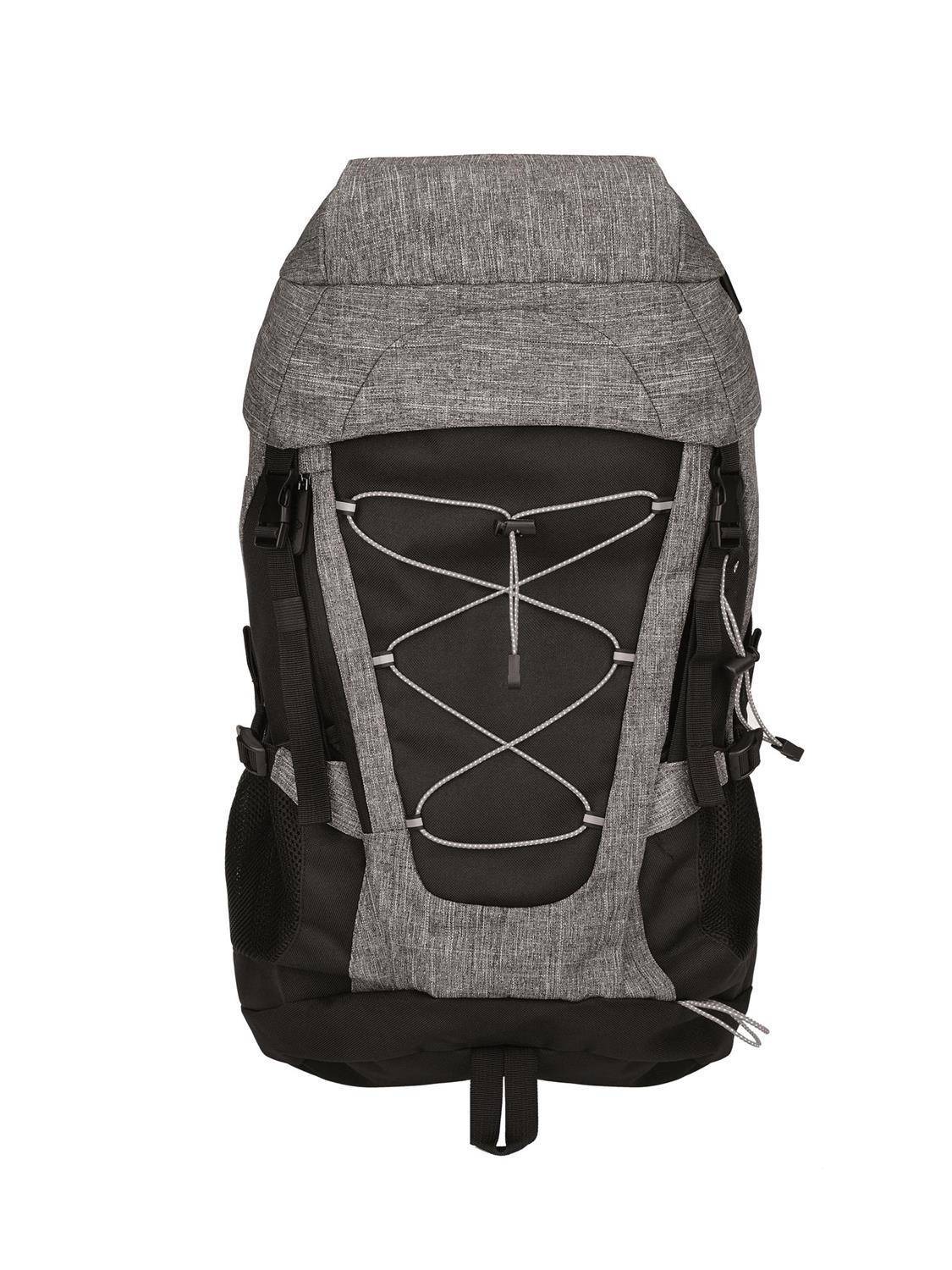 Plecak turystyczny z dużą komorą i pokrowcem przeciwdeszczowym