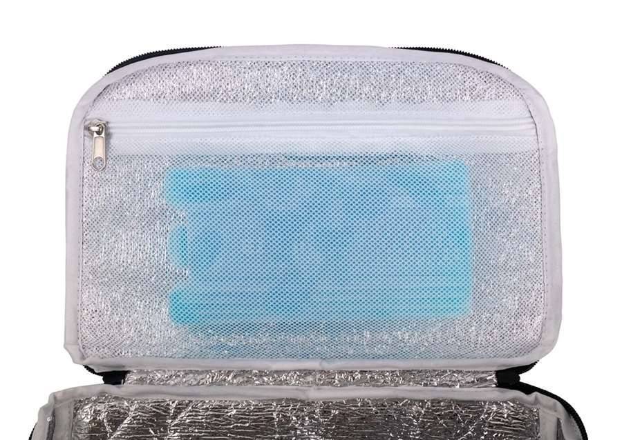 Plecak z komorą termiczną posiadający miejsce na zimne wkłady