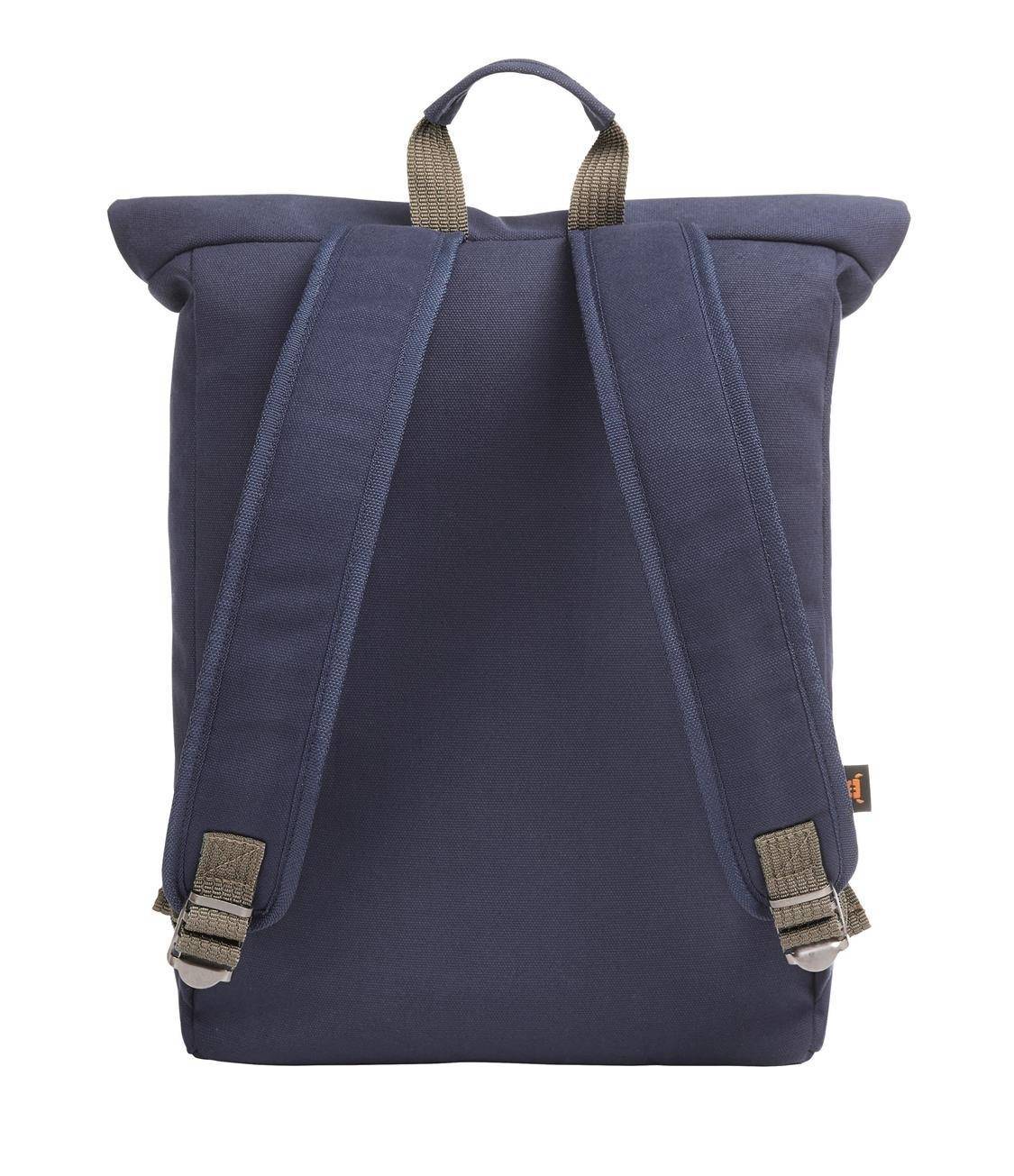 Plecak z rolowanym zamknięciem i nowoczesną kieszenią przednią