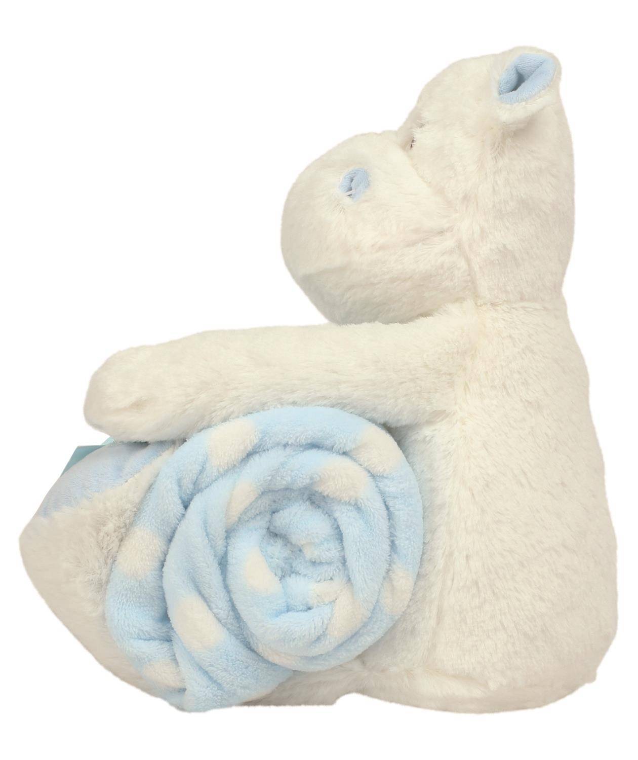 Pluszowy miś Hipopotam z kocykiem