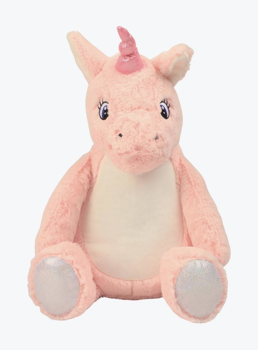 Pluszowy różowy Jednorożec z dostępem do wykonania haftu