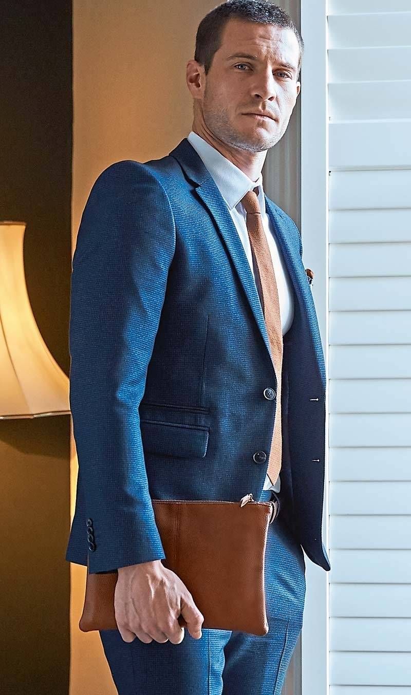 Podręczna saszetka na akcesoria z imitacji skóry