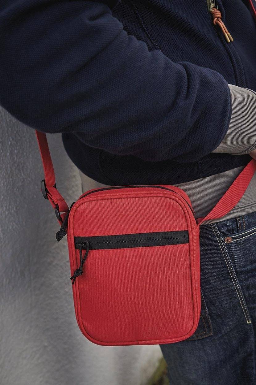 Podręczna torba na ramię z kieszenią na zamek