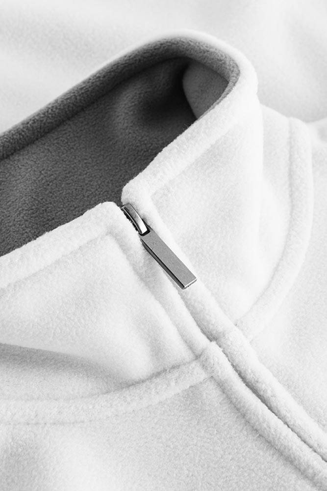 Polar damski odporny na mechacenie z kontrastową podszewką