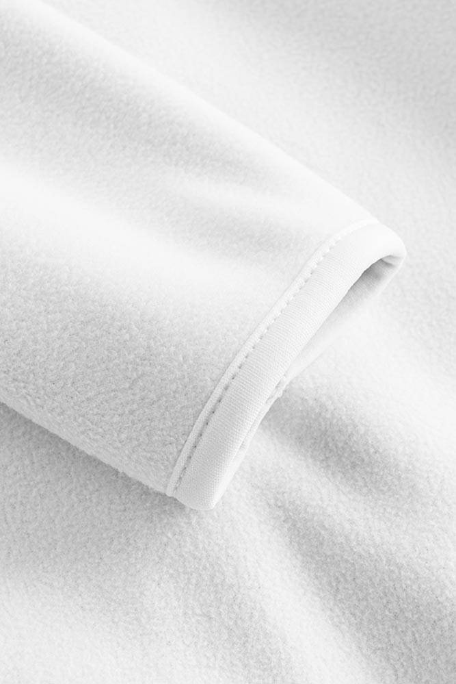 Polar damski odporny na mechacenie z kontrastową podszewką