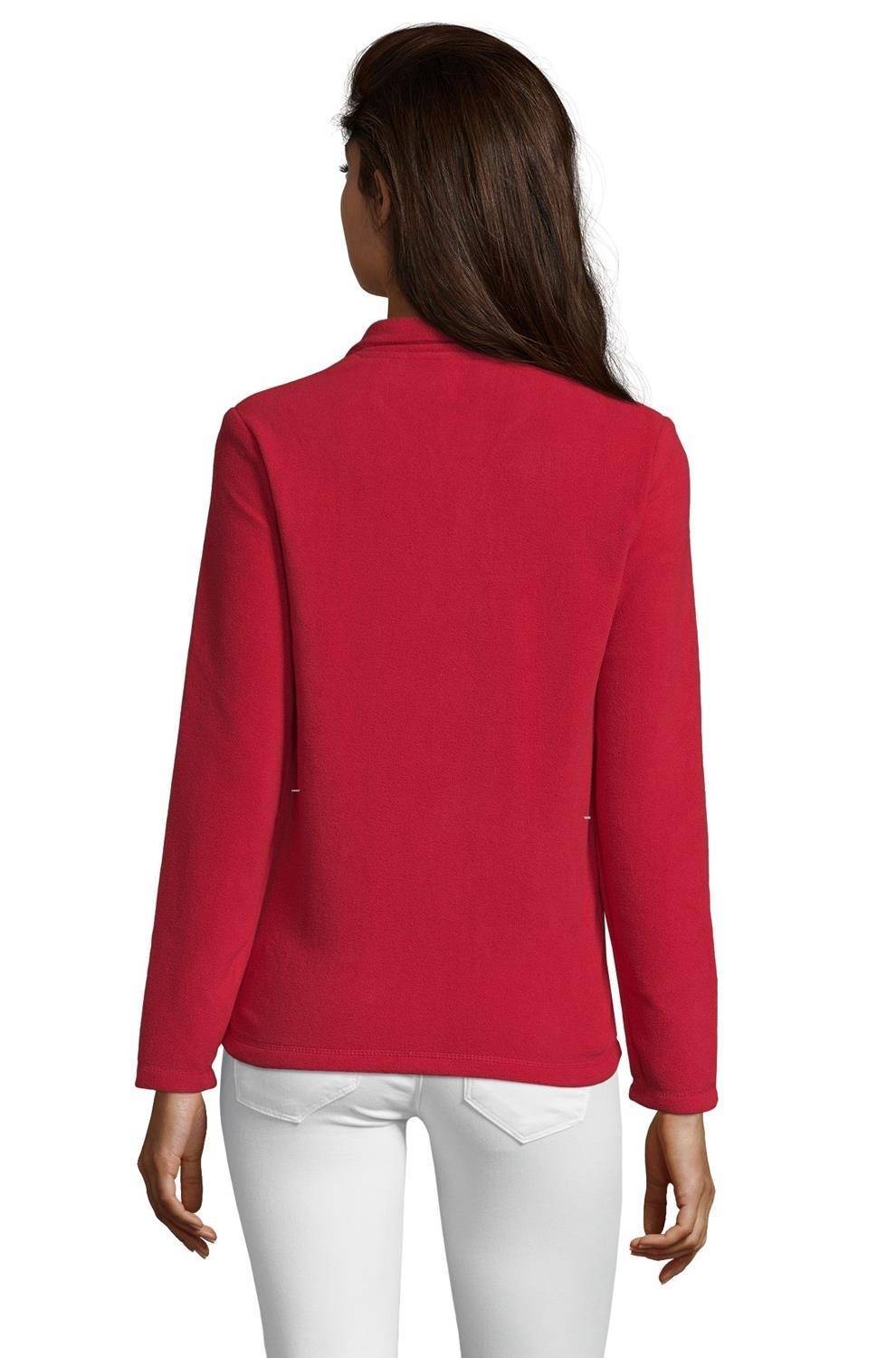 Polar damski zapinany na długi zamek z kieszeniami