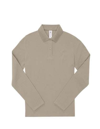 Polo damskie z długimi rękawami, model Optimium