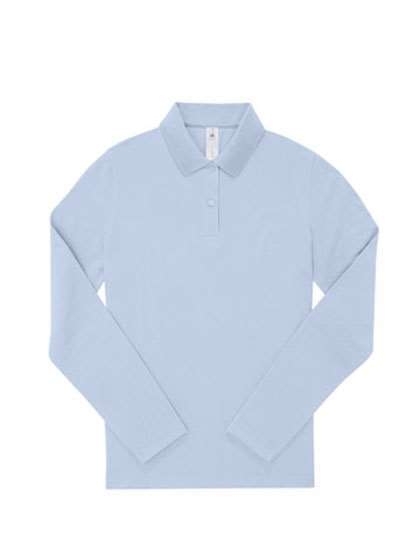 Polo damskie z długimi rękawami, model Optimium