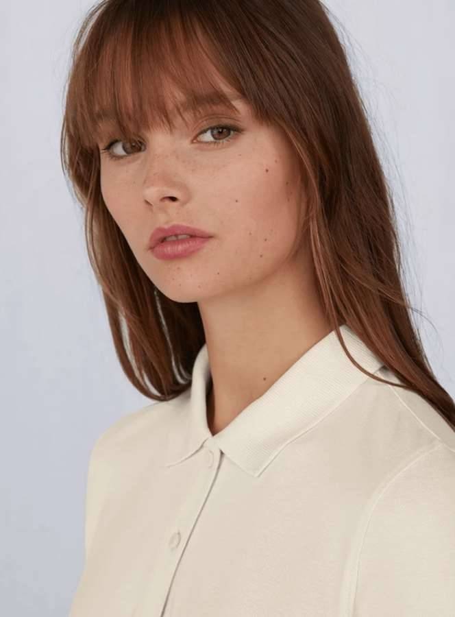 Polo damskie z długimi rękawami, model Optimium