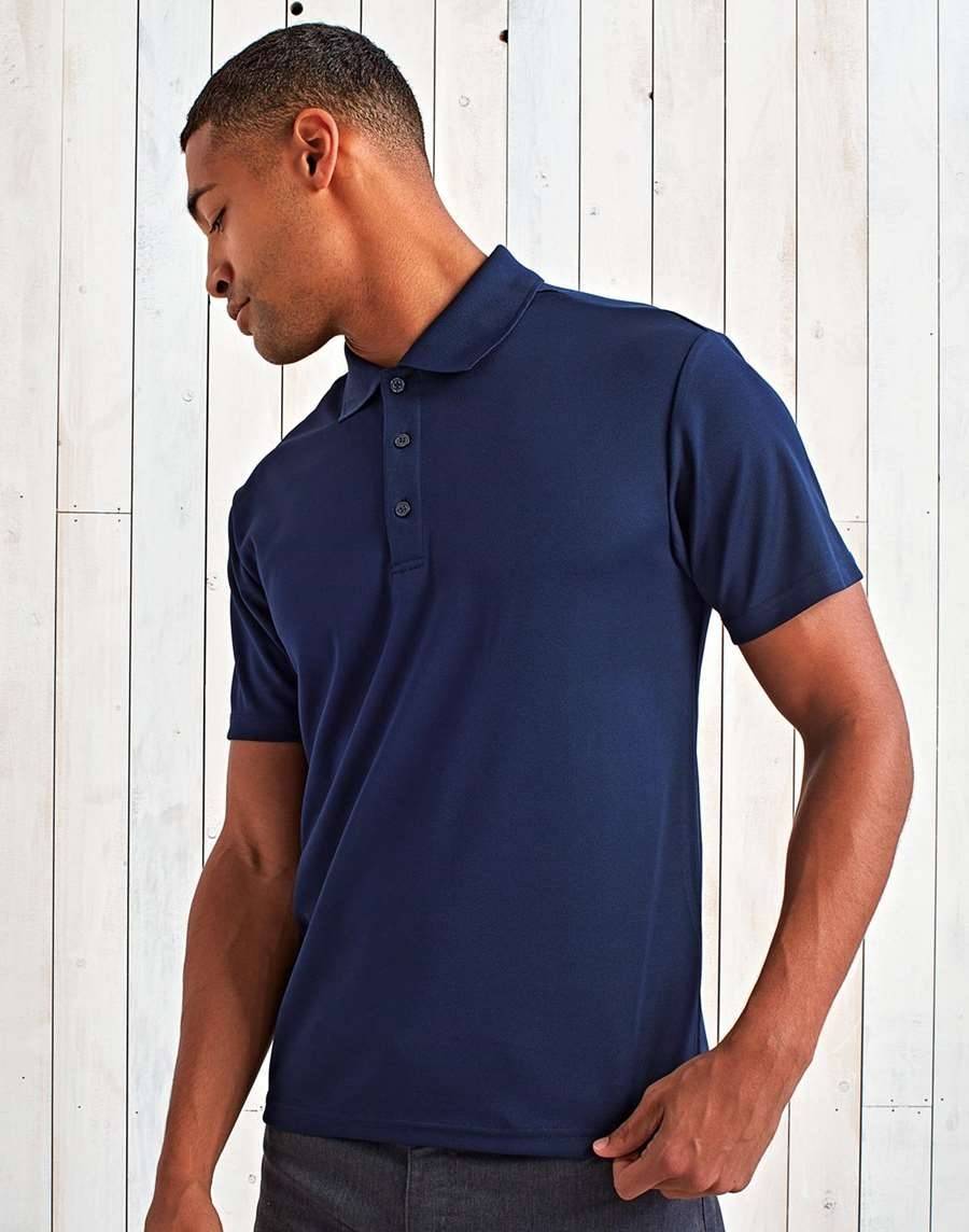 Polo męskie z warstwą ochronną przed promieniami UV