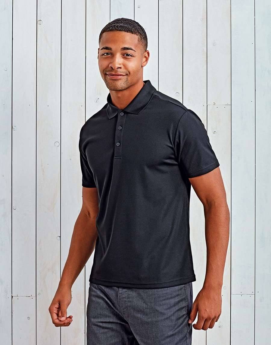 Polo męskie z warstwą ochronną przed promieniami UV