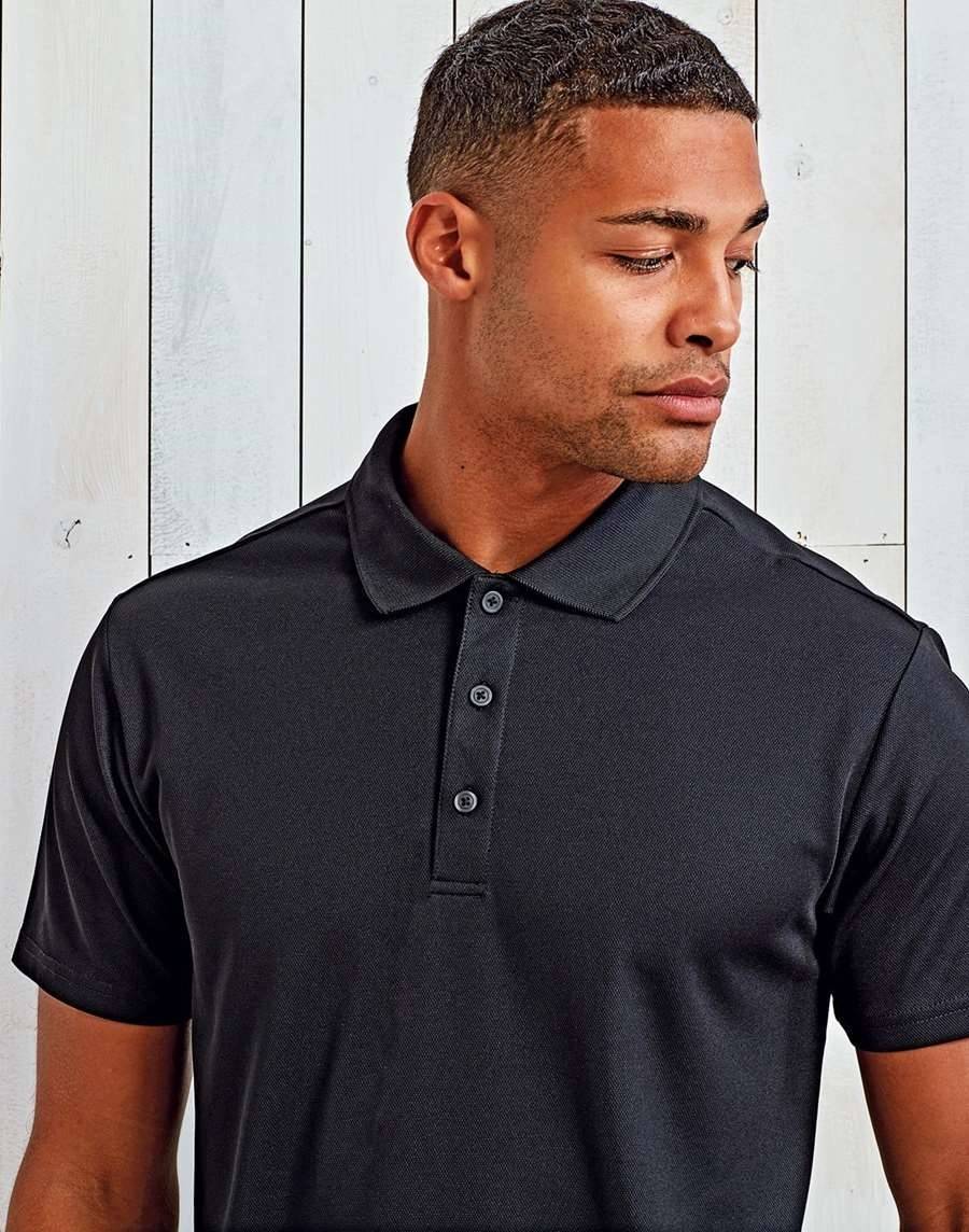 Polo męskie z warstwą ochronną przed promieniami UV