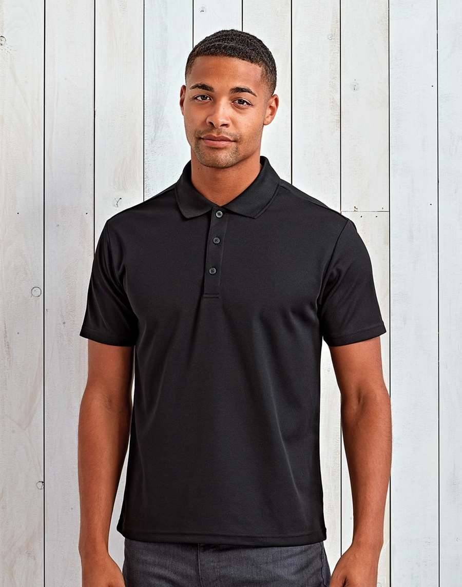 Polo męskie z warstwą ochronną przed promieniami UV