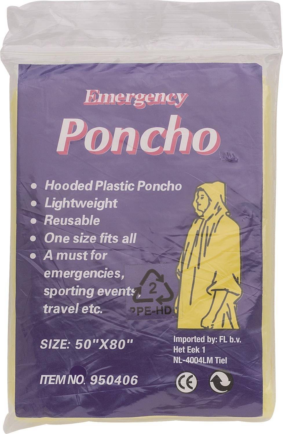 Poncho przeciwdeszczowe model Oxford