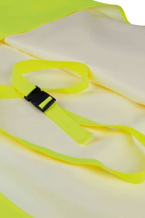 Ponczo przeciwdeszczowe z odblaskową grafiką