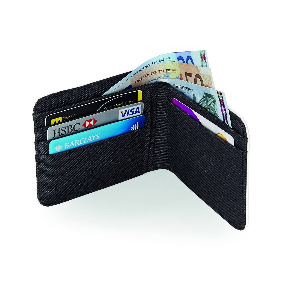 Portfel z powierzchnią zewnętrzną do nadruku sublimacyjnego