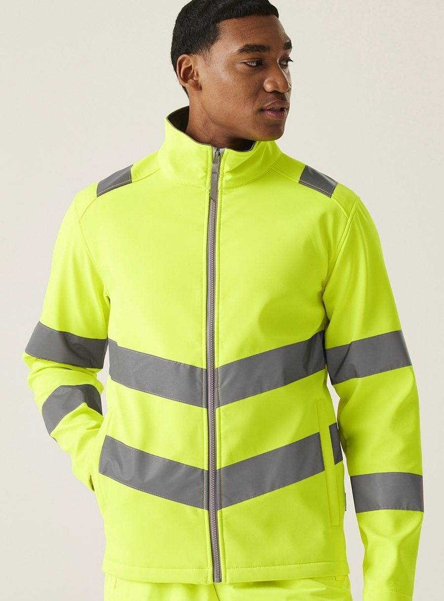 Pro Contract Hi-Vis Ablaze 2L Softshell Jacket