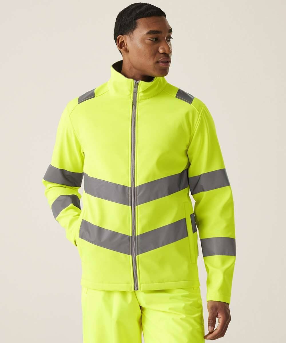 Pro Contract Hi-Vis Ablaze 2L Softshell Jacket