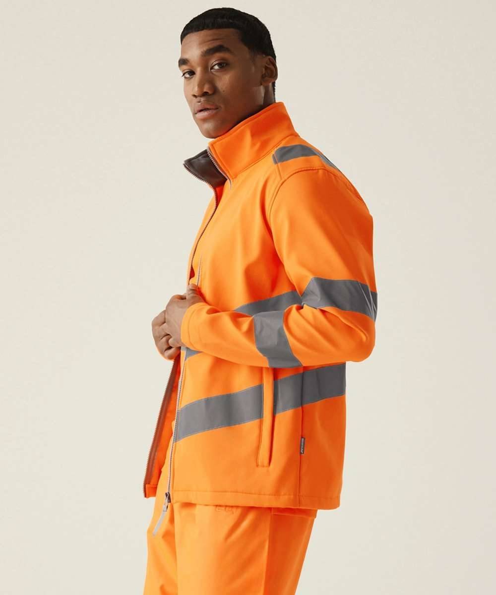 Pro Contract Hi-Vis Ablaze 2L Softshell Jacket