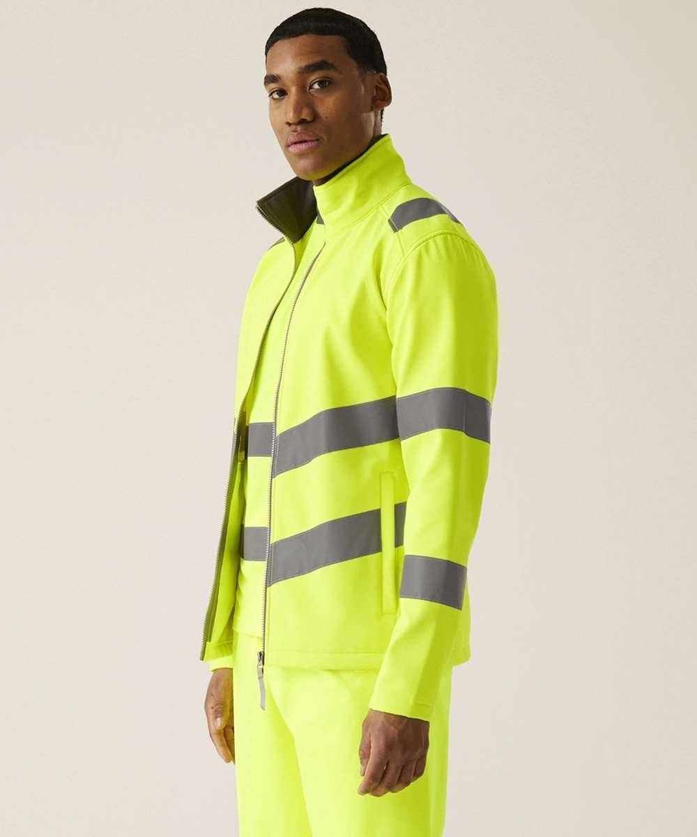 Pro Contract Hi-Vis Ablaze 2L Softshell Jacket