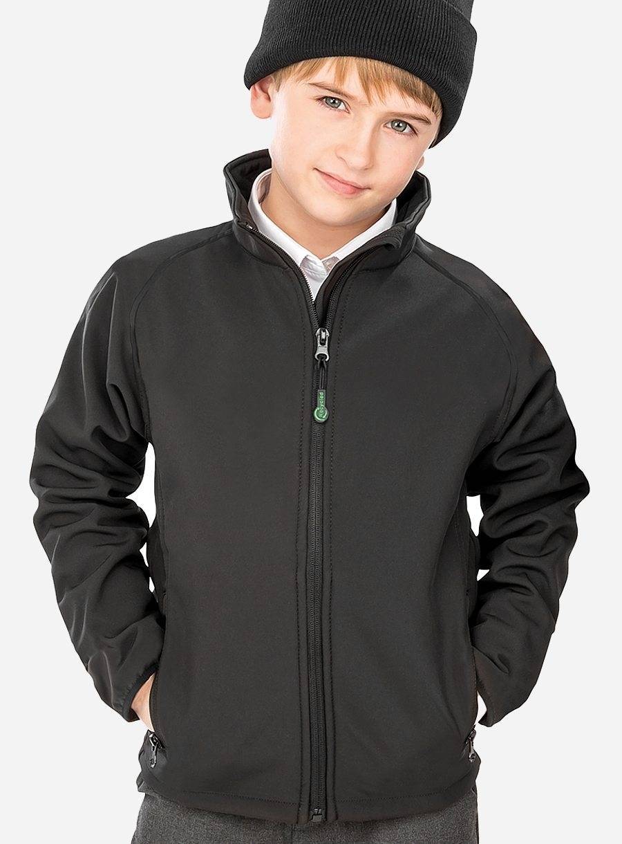 Recycled 2-Layer Printable Junior Softshell Jacket