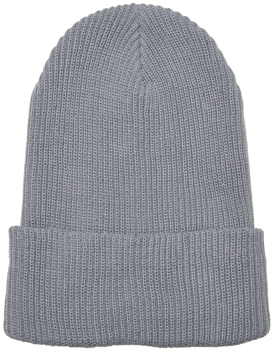 Recycled Yarn Ribbed Knit Beanie