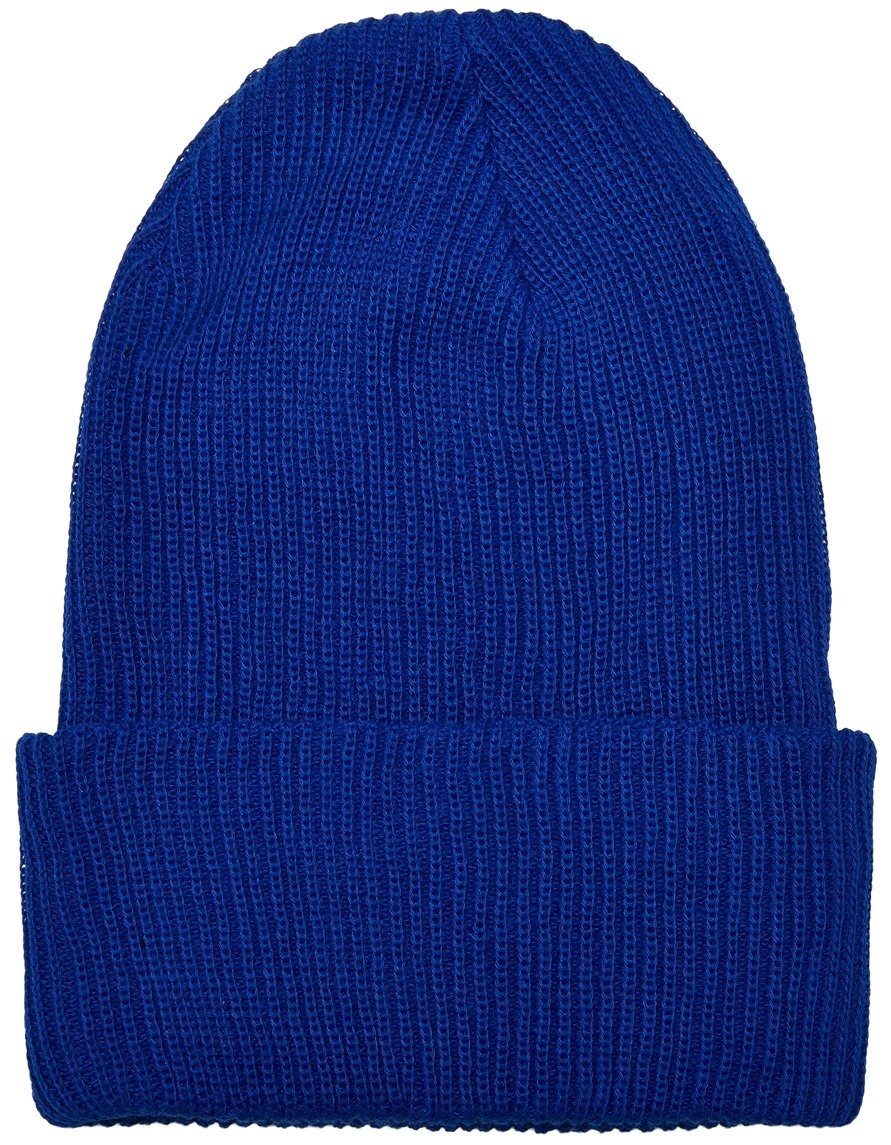 Recycled Yarn Ribbed Knit Beanie