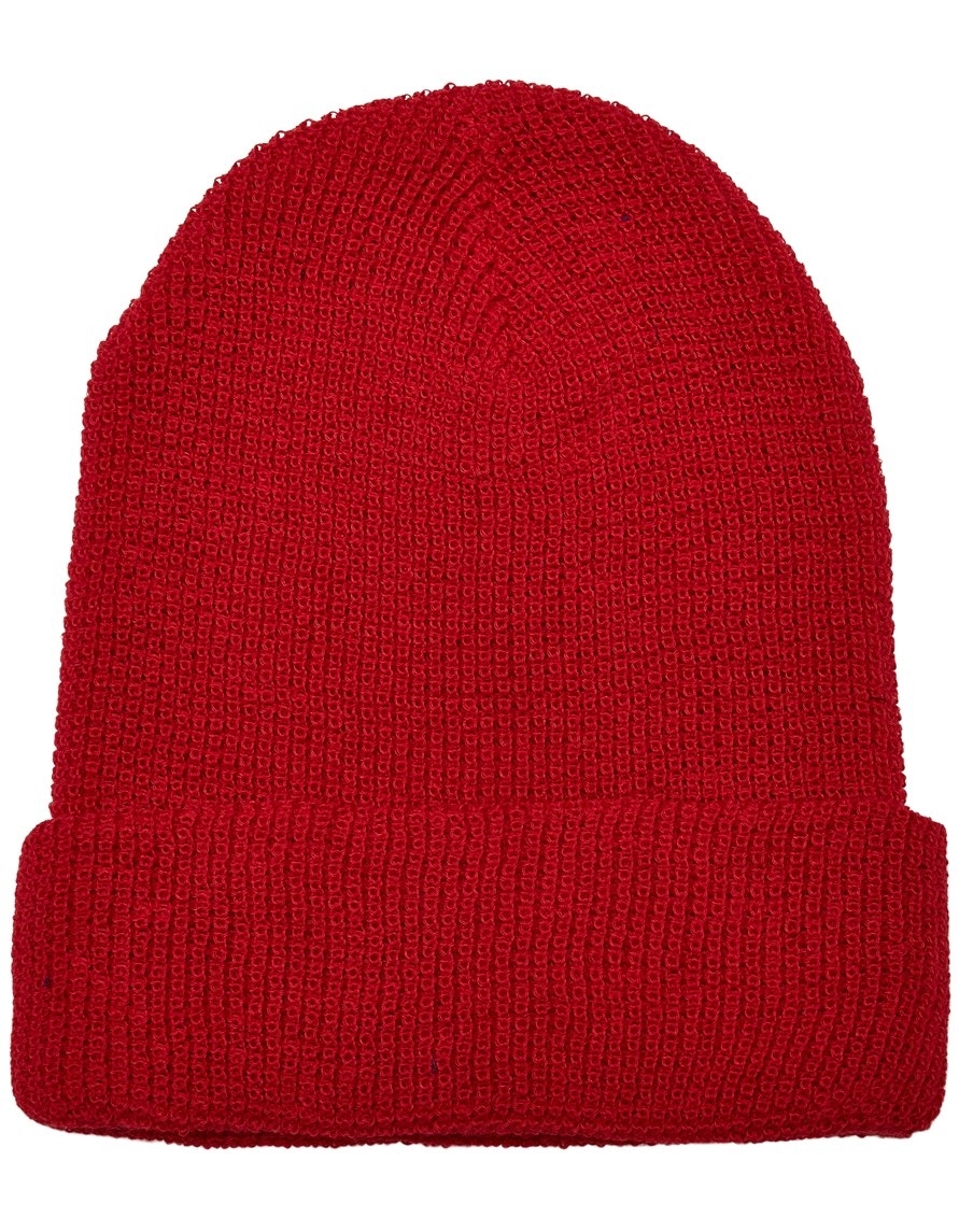 Recycled Yarn Waffle Knit Beanie
