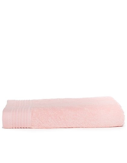 Ręcznik kąpielowy z ozdobnymi detalami, wymiar 70x140 cm