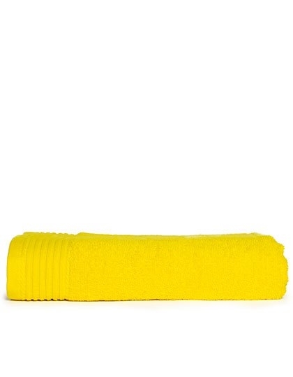 Ręcznik kąpielowy z ozdobnymi detalami, wymiar 70x140 cm