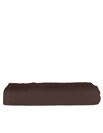 Ręcznik kąpielowy z ozdobnymi detalami, wymiar 70x140 cm