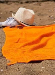 Ręcznik plażowy o miękkiej strukturze materiału, 100x180 cm