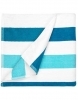 Ręcznik plażowy w modne wielokolorowe pasy z bawełny czesanej