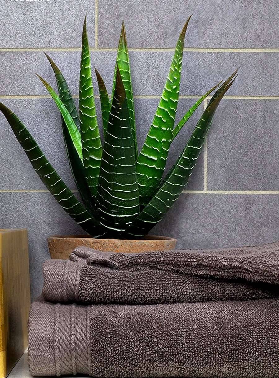 Ręcznik wykonany z bawełny organicznej, wymiar 50x100 cm