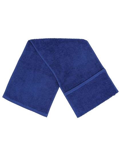 Ręcznik z praktyczną zapinaną kieszonką