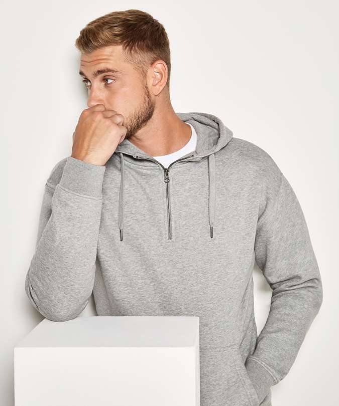 Regular Fit 1/4 Zip Hoodie